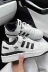 Adidas Forum Cırtlı Beyaz Siyah