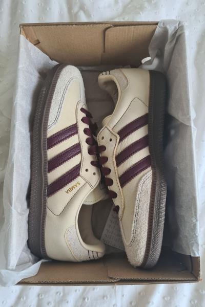 Adidas Samba Bej Bordo