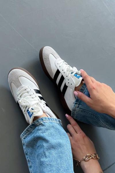 Adidas Samba Beyaz Siyah Krep
