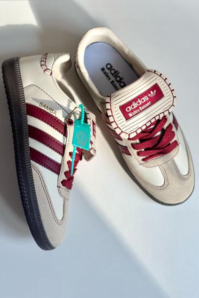 Adidas Samba Wales Bonner Bej Bordo