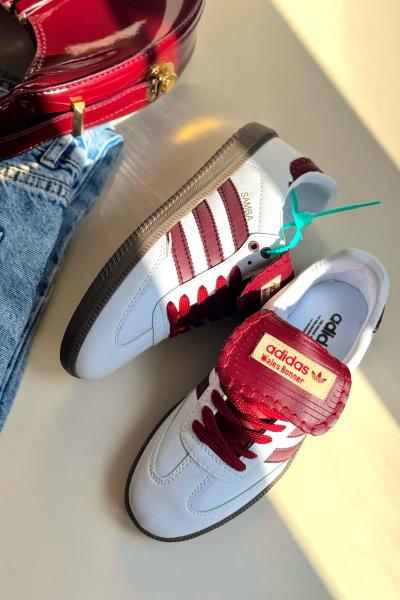Adidas Samba Wales Bonner Beyaz Bordo