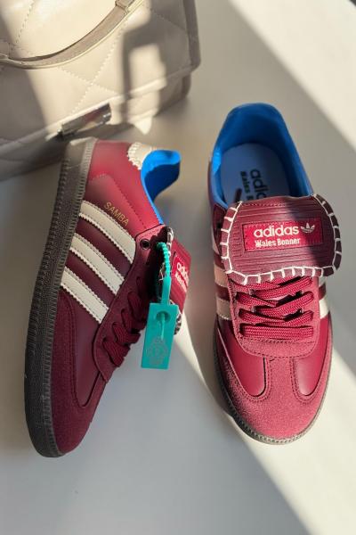 Adidas Samba Wales Bonner Bordo Mavi