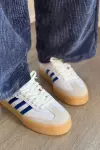Adidas SambaE Beyaz Mavi
