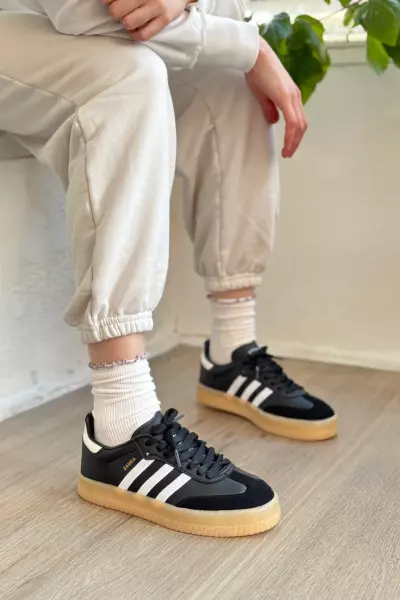 Adidas SambaE Siyah Beyaz