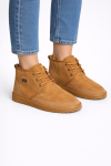Bağcıklı Süet Tüylü Kadın Bot - Kahverengi