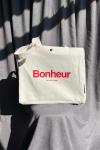 Bonheur Canvas NO:4 - Beyaz