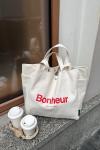 Bonheur Canvas NO:4 - Beyaz