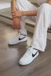 Court Kısa Beyaz Siyah