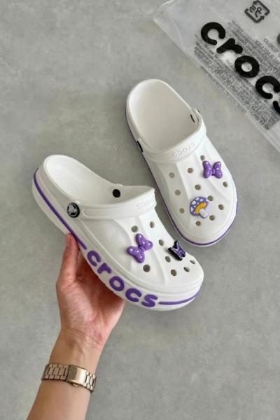 Crocs Bayaband Beyaz Mor