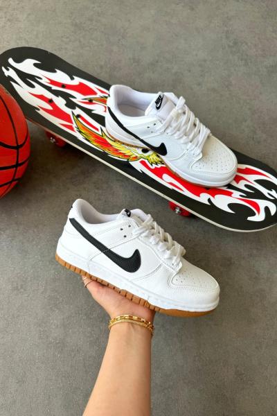 Dunk Premium İthal - Beyaz Siyah