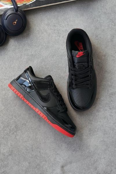 Dunk Premium İthal - Siyah Kırmızı
