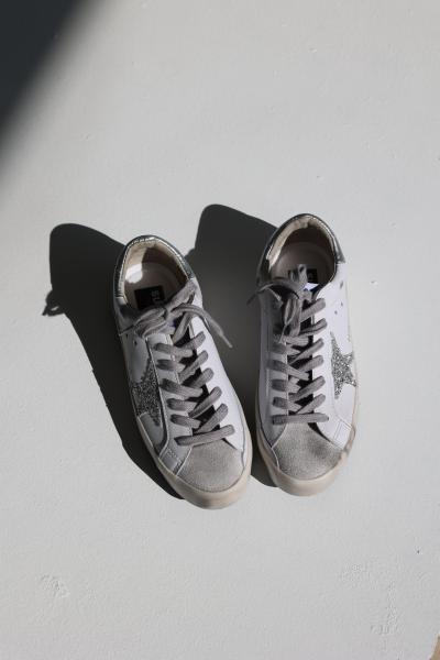 Golden Goose Beyaz Gümüş