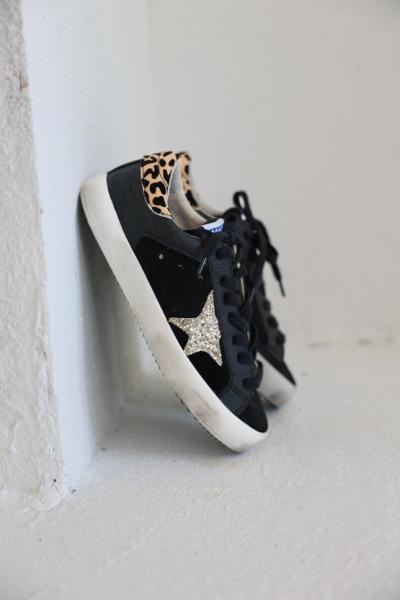 Golden Goose Siyah Leopar