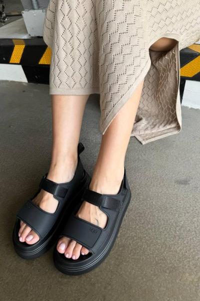 Goldenglow Siyah Sandalet