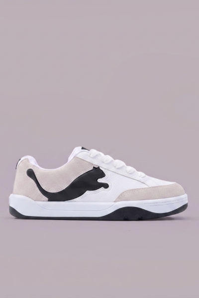 Lifestyle Beyaz Siyah Sneaker