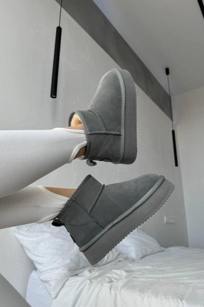Ugg Yüksek Mini Classic Gri